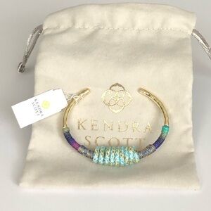 KENDRA SCOTT MASIE GOLD CUFF BRACELET